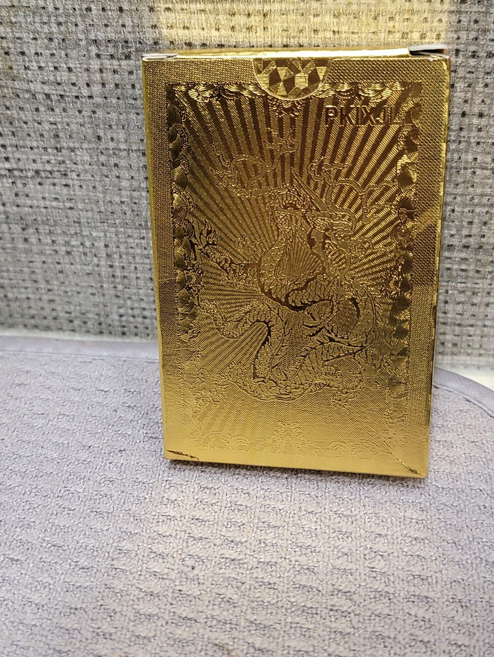 Luxury 24K Gold Foil Dragon Poker Playing Cards Deck-waterproof